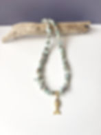 Larimar Chip Necklace