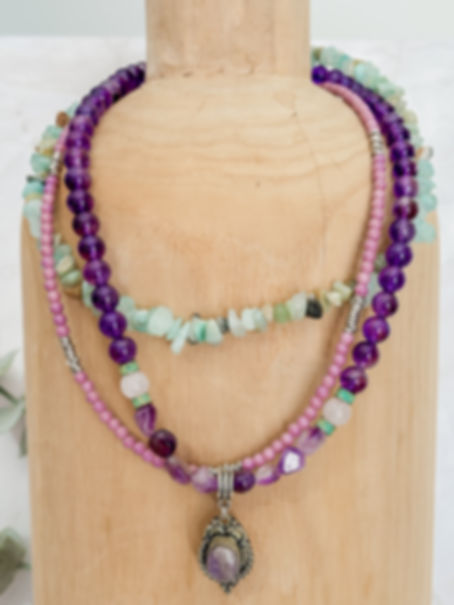 amethyst necklace