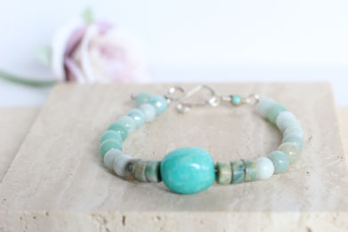 Amazonite Bracelet handmade
