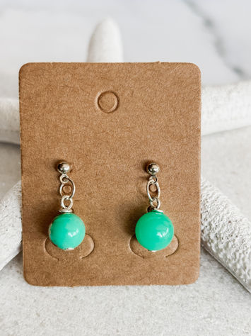 Green Jasper Earrings