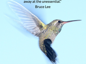 Remove what isn't working in your life to bring you closer to your desires