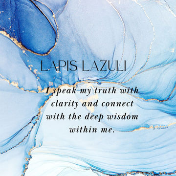 LAPIS LAZULI AFFIRMATION