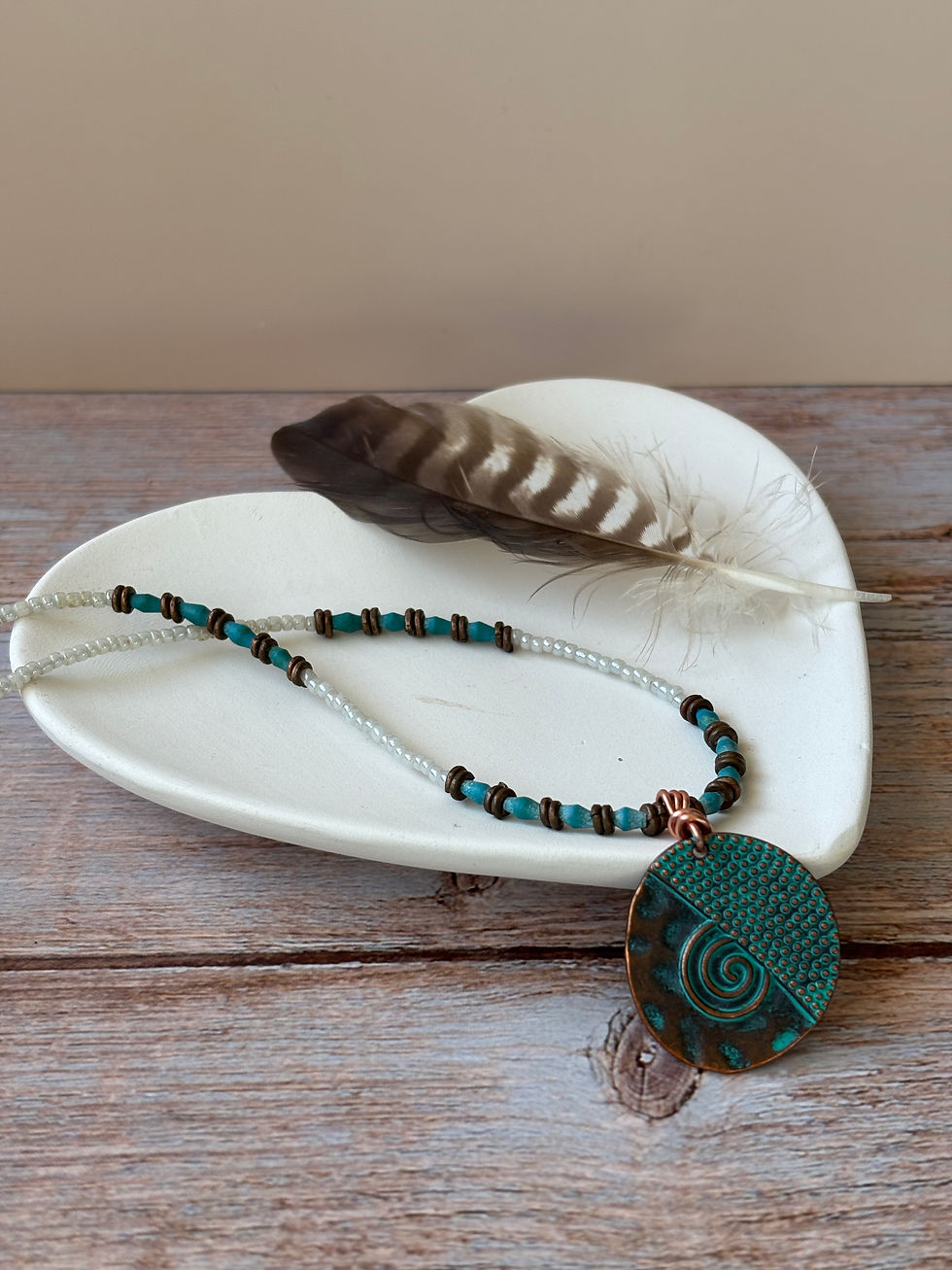 Boho Turquoise-Style Necklace
