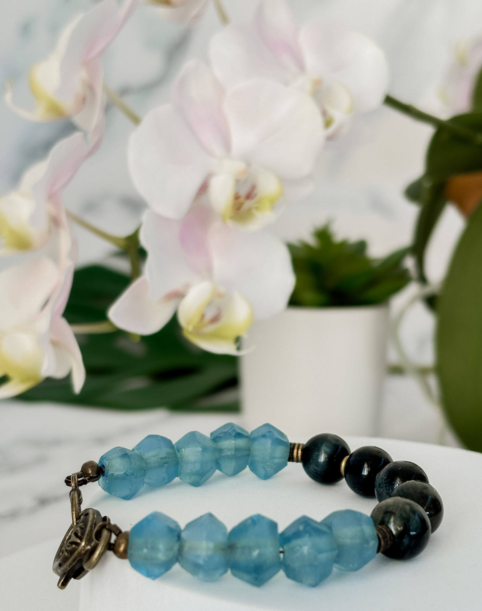 Blue Tiger's Eye Bracelet