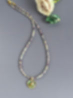 rainbow fluorite necklace