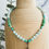 Thumbnail: aquamarine necklace with amazonite