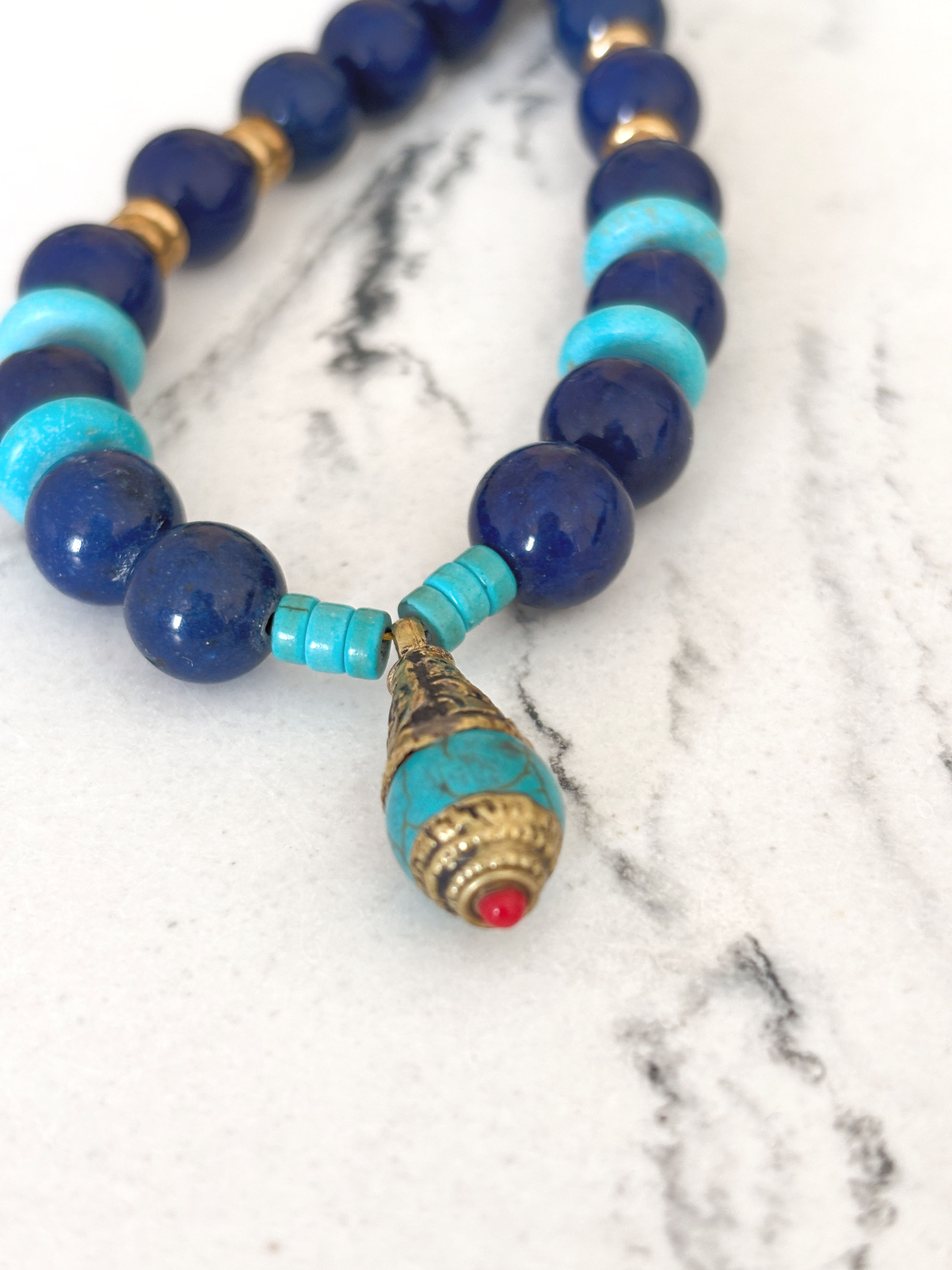 lapis lazuli turquoise necklace