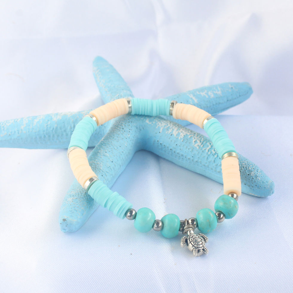 Polymer Clay Stack Bracelet