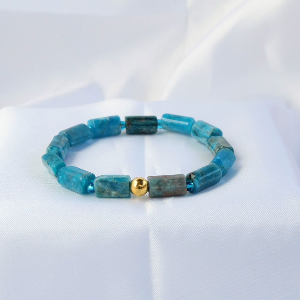 Apatite Stack Bracelet