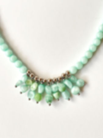 green Larimar necklace