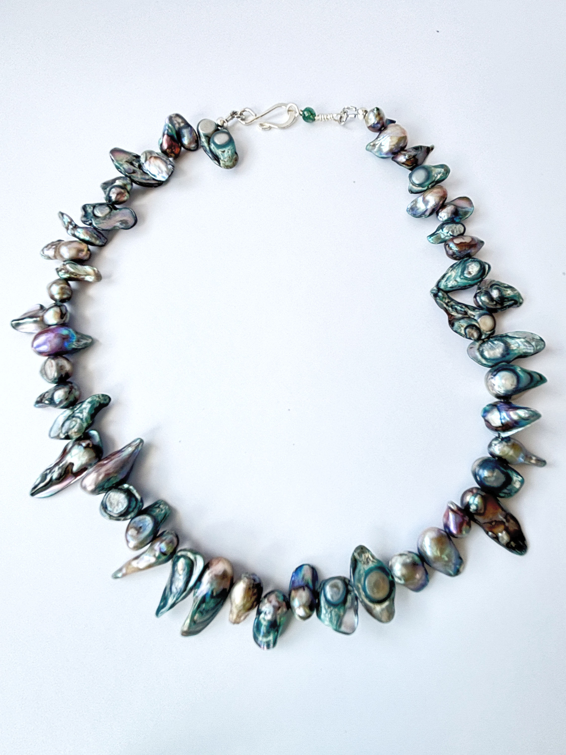 Fresh Water Pearls Grey Necklace