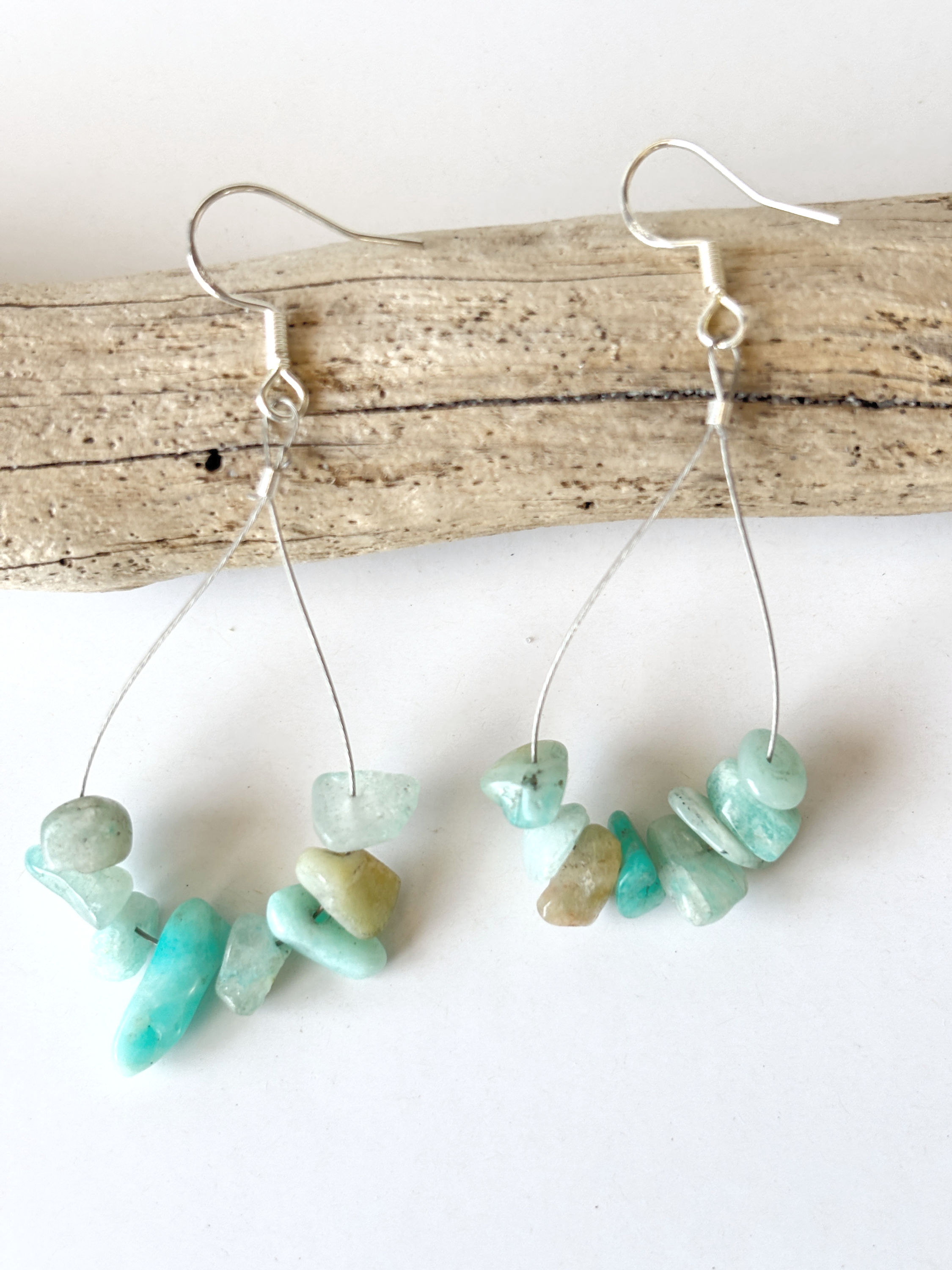 Dangle Crystal Earrings Amazonite