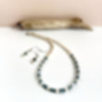 Hematite and Serpentine Necklace