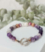 Purple Lepidolite Bracelet