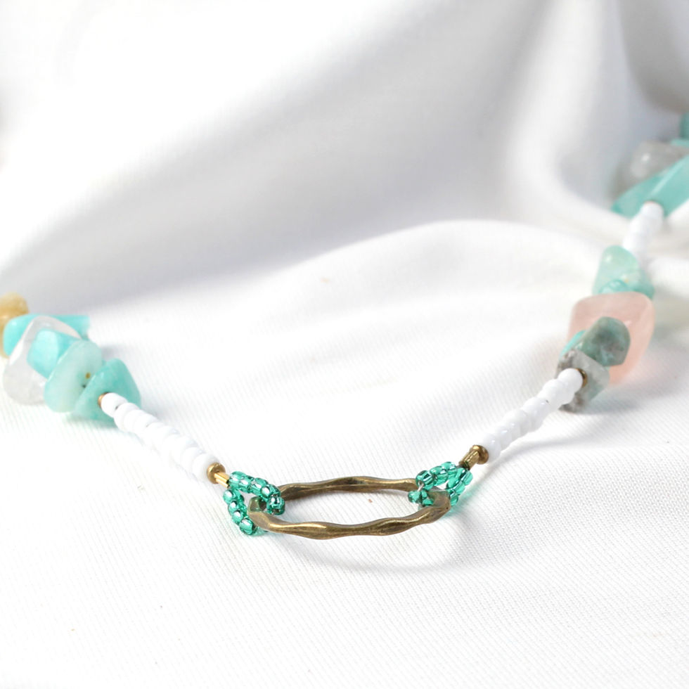 Amazonite Necklace for glasses