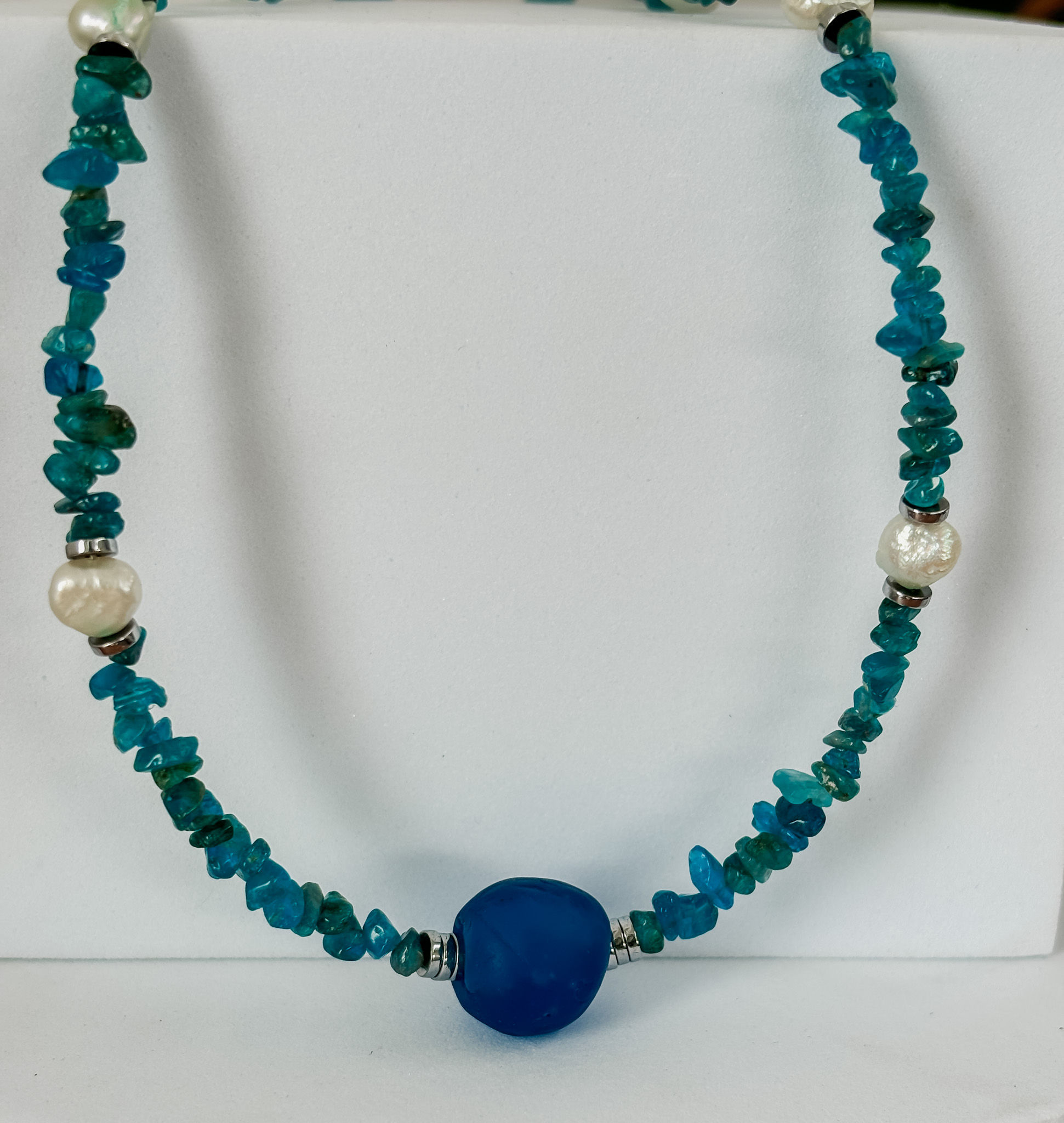 apatite necklace handmade