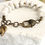Thumbnail: howlite bracelet with mother elephant and calf