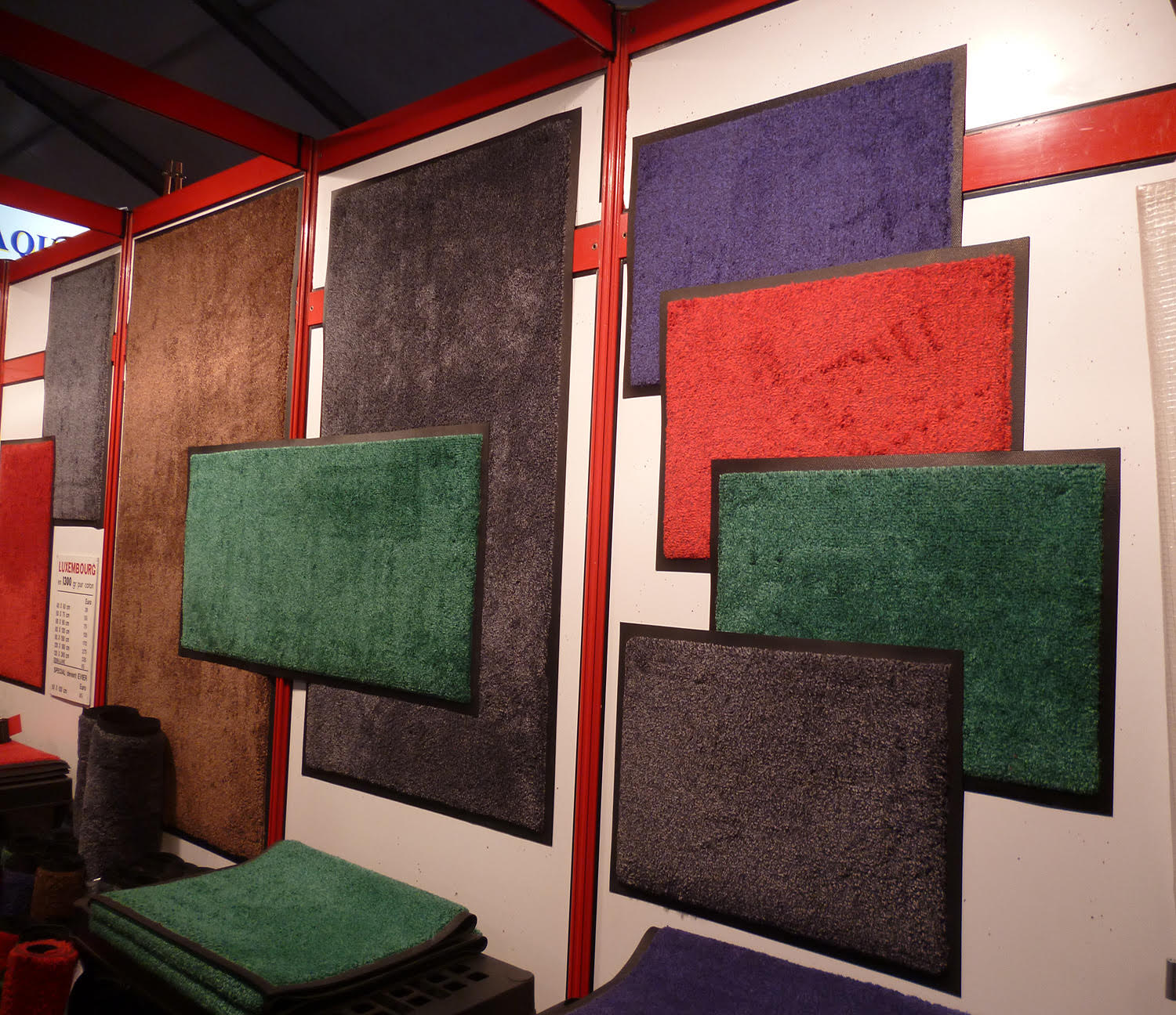 Tapis sur foire exposition