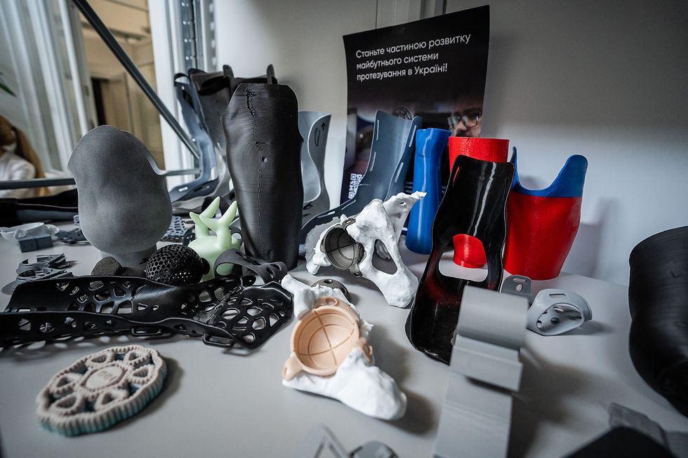 Елементи протезів та ортезів, які виготовляють ветерани та ветеранки