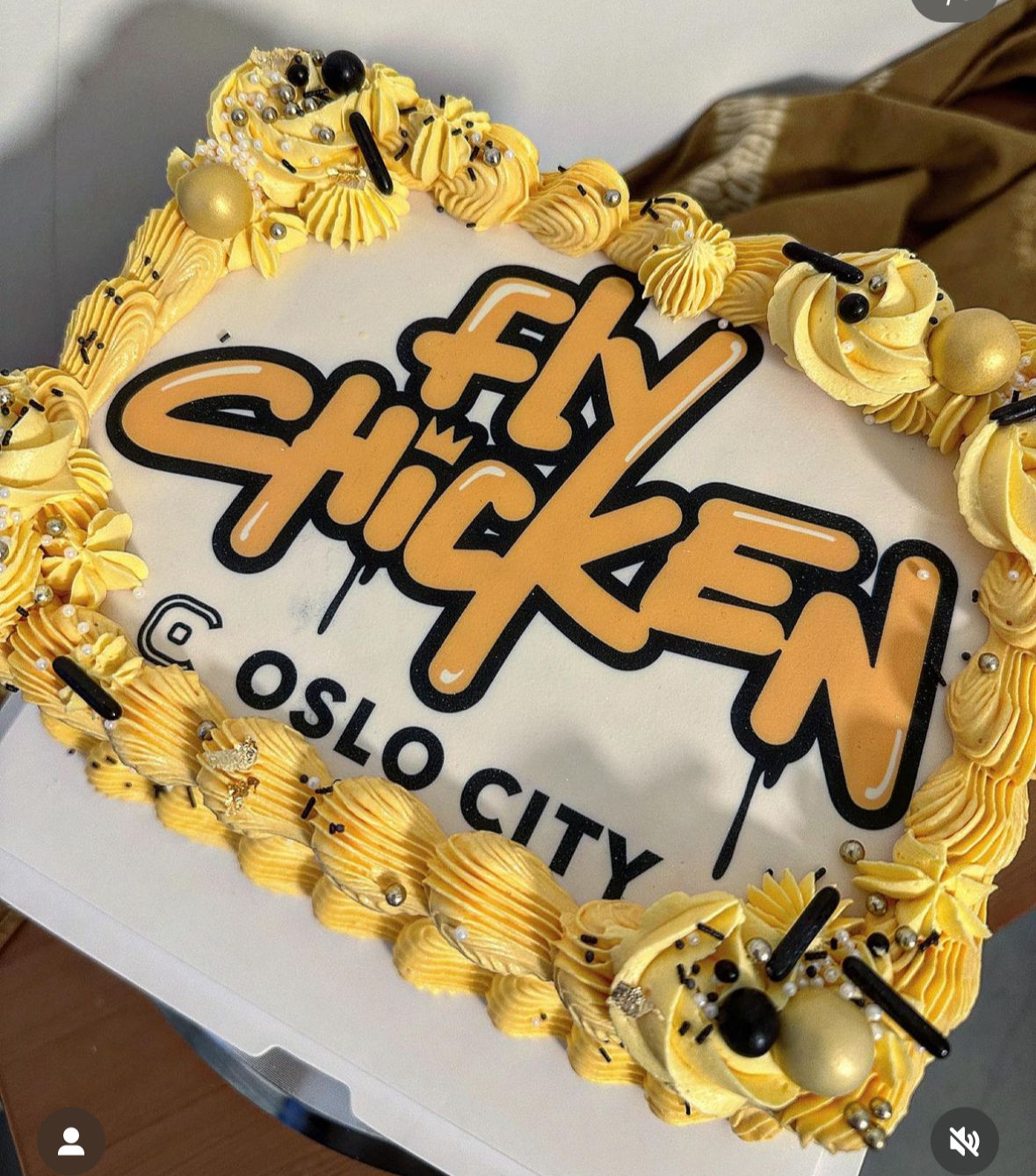 Corporate sheet cake with Logo