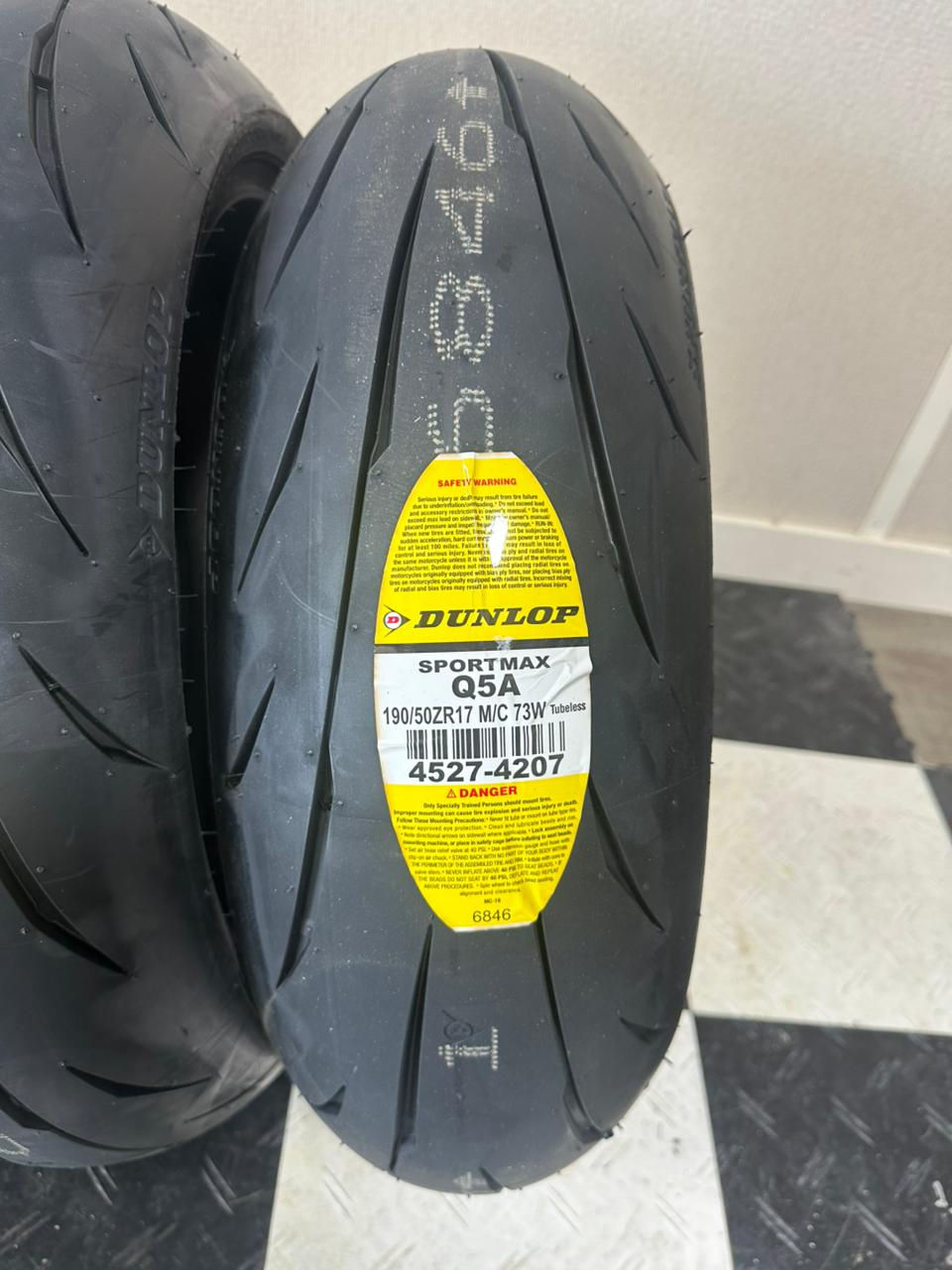 Dunlop tire rebate 190/50/17 Q5A