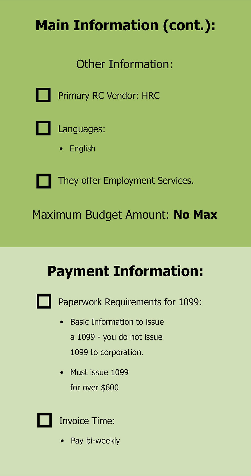Thumbnail: Dromen Inc. Main Information Part 2, Payment Information Part 1