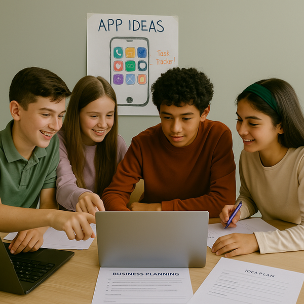 Young People learning Entrepreneur Skills and starting businesses