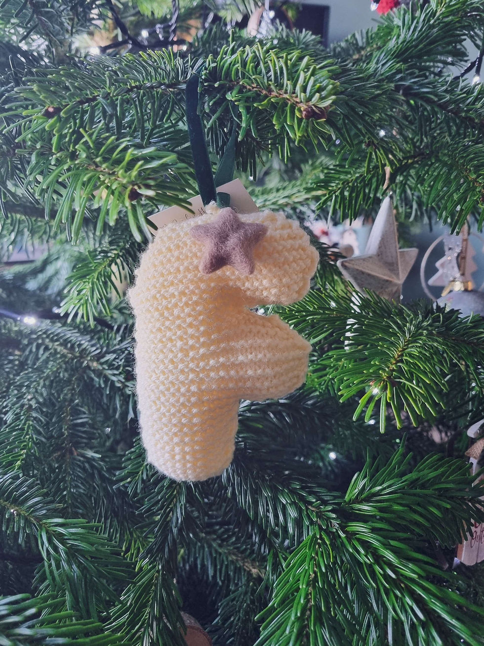 Thumbnail: Letter tree bauble 