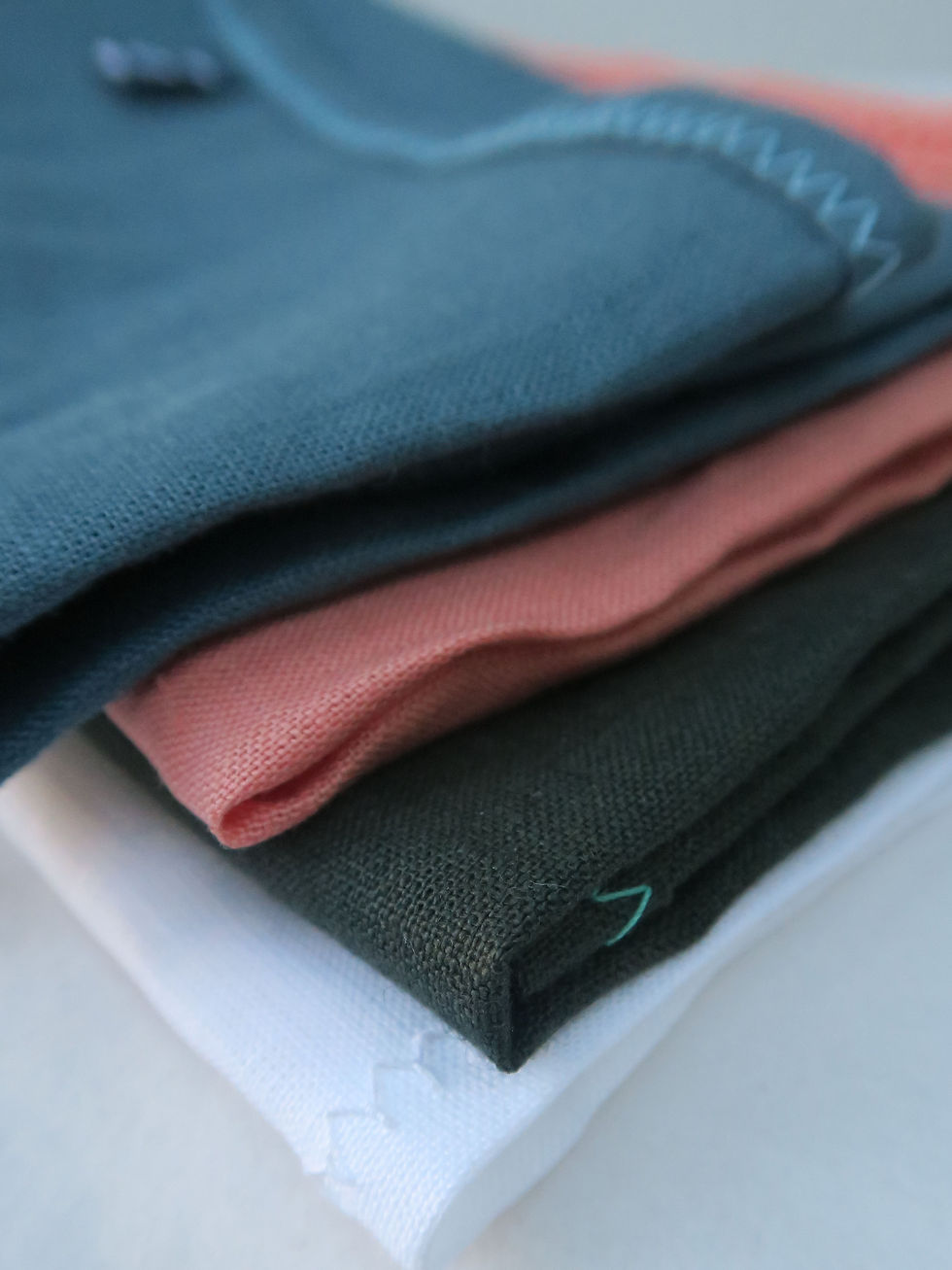 Thumbnail: IRISH LINEN NAPKIN SETS OF 4 - MULTI COLOUR OPTIONS