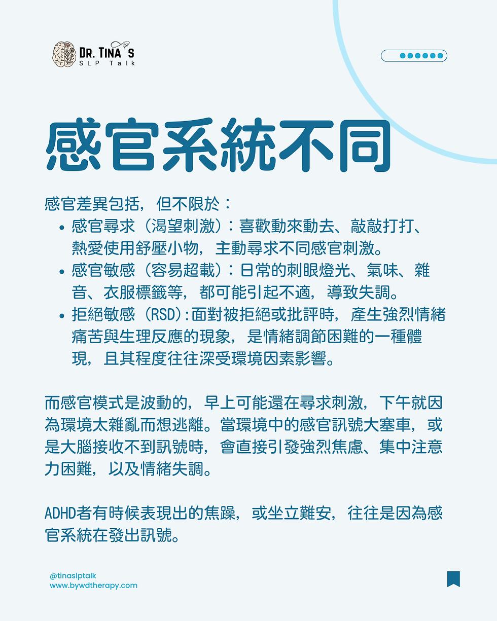 ADHD 感官系統