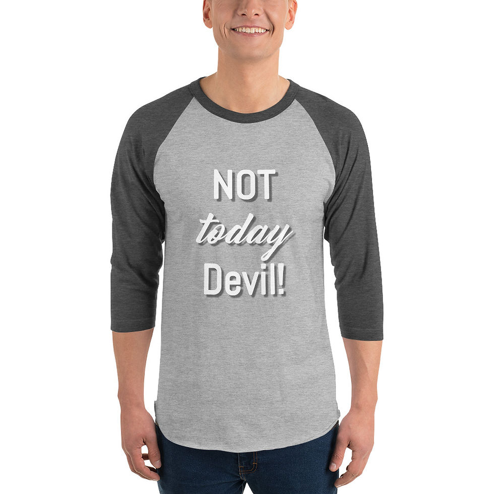 Thumbnail: 3/4 sleeve raglan shirt