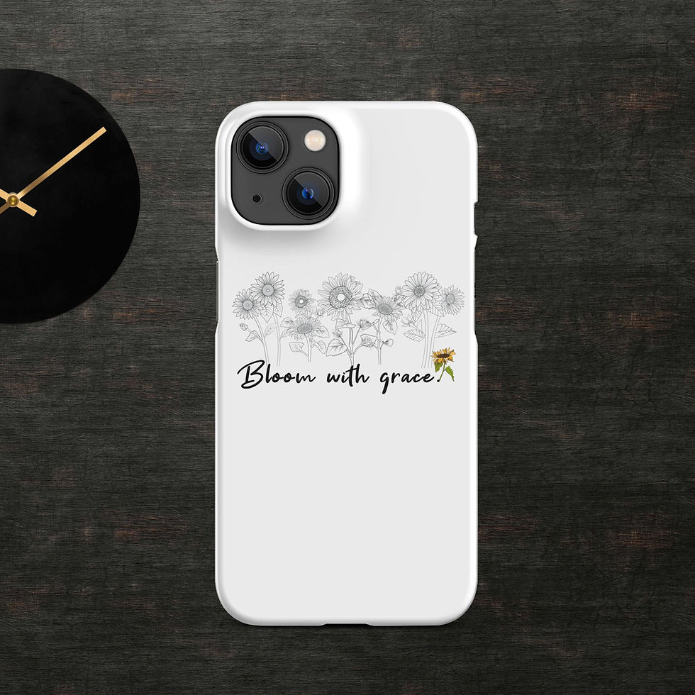 Thumbnail: BLOOM WITH GRACE Snap case for iPhone®