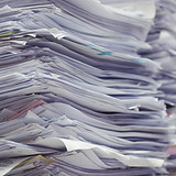 Los montones de papel