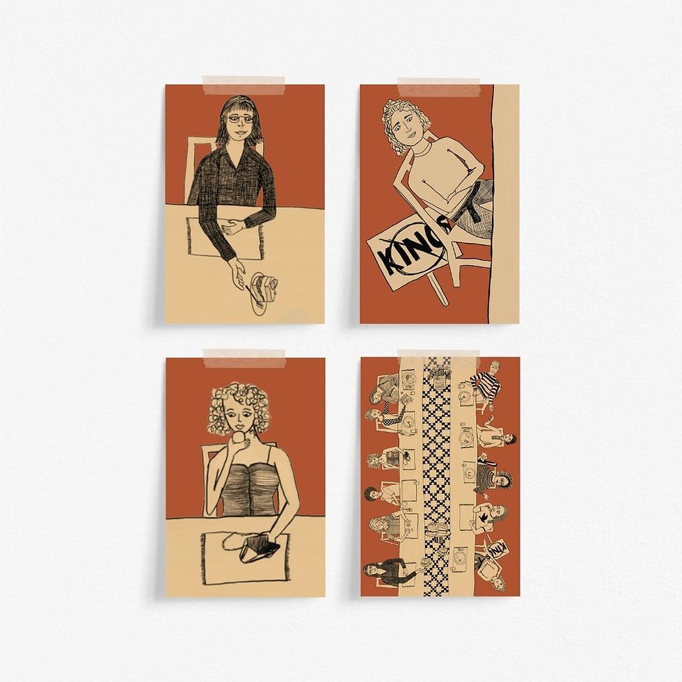 Thumbnail: 8 Postcard-size Art Prints