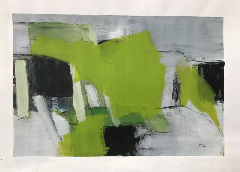 In Grün getaucht (50x70)