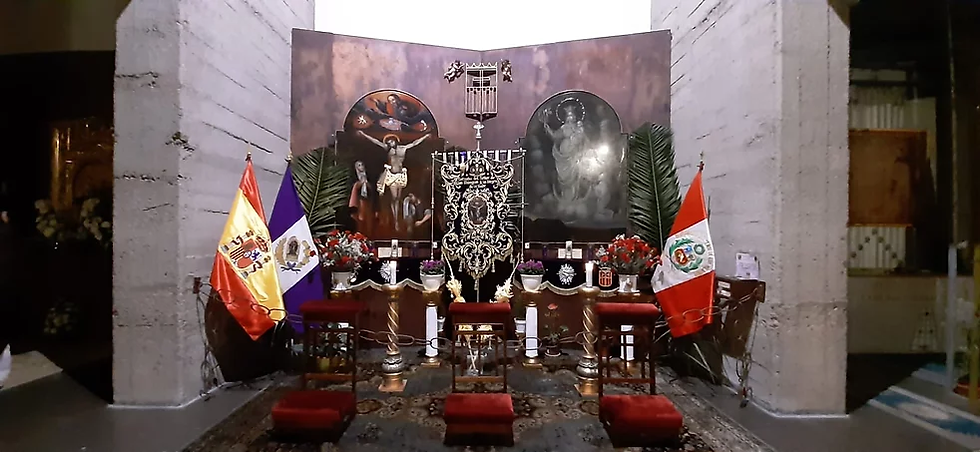 Capilla del Perú -Señor de los Milagros y la Virgen de la Nube