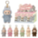 Labubu Exciting Macaron serisi – 7 blind box figür karakteri