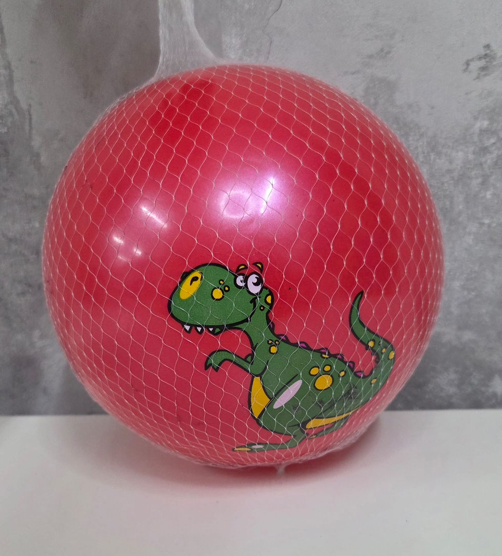 Miniatura: Piłka gumowa Dinuś dziecięca