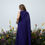 Thumbnail: Rose Drape Dress in Purple