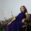 Thumbnail: Rose Drape Dress in Purple