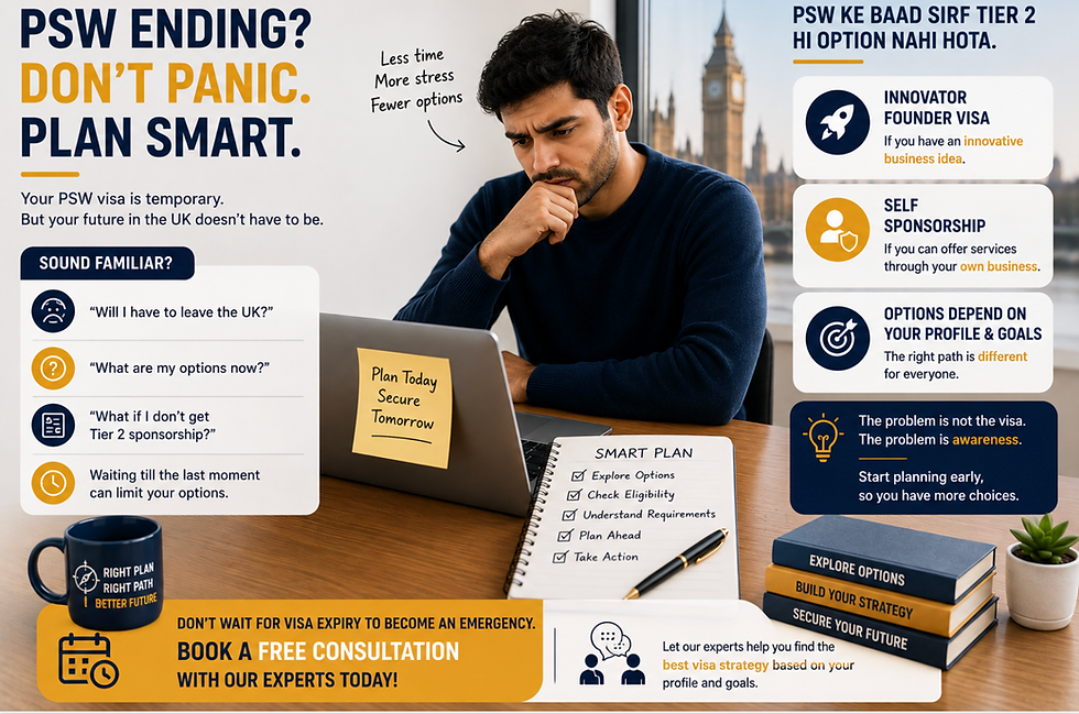 PSW Ending Soon Explore Your UK Visa Options Before Time Runs Out