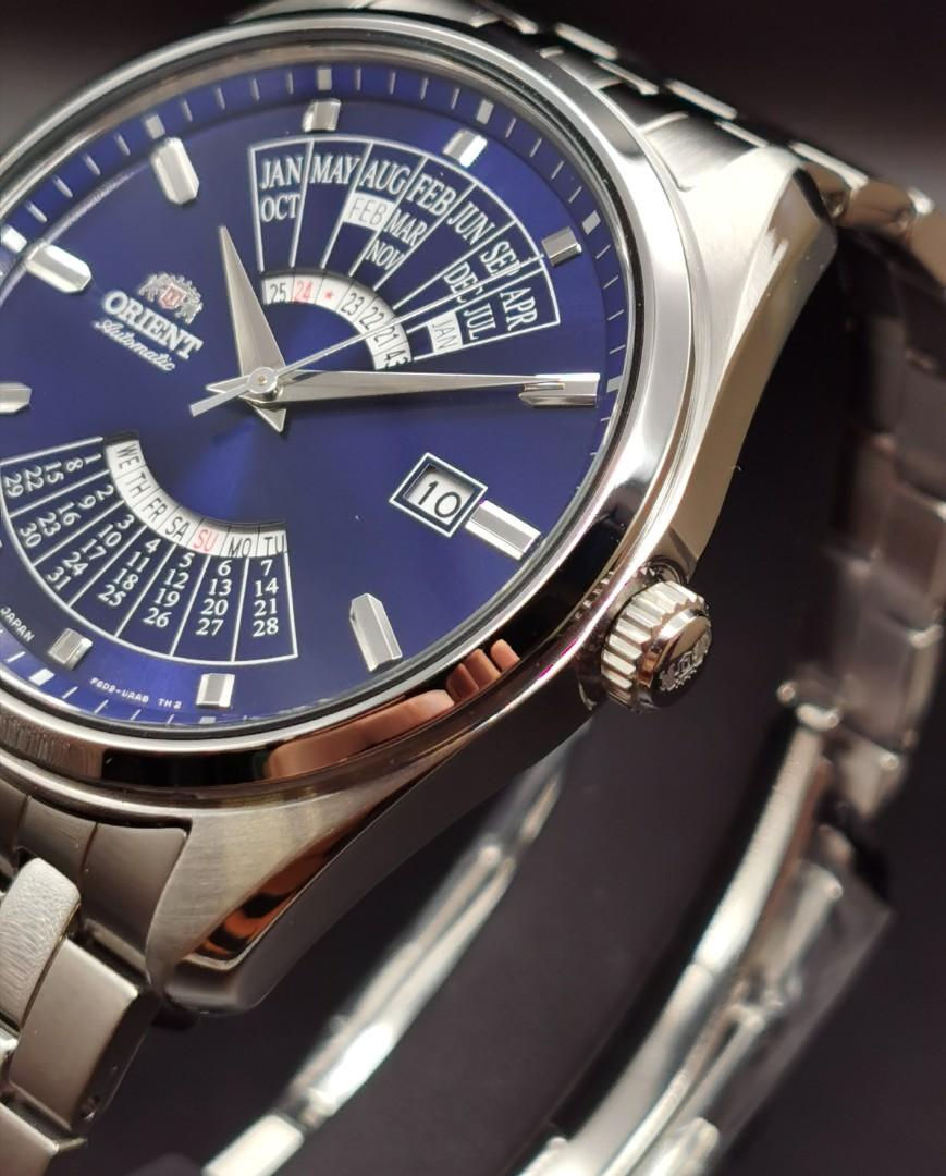 Thumbnail: Orient Multi-Year Calendar Blue Dial RA-BA0003L10B Automatic Men's Watc