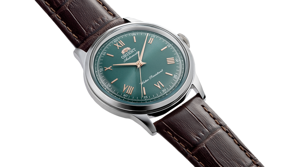 Thumbnail: Orient Bambino 38mm No-Date Green RA-BB0001E30B Automatic Watch (Ex-Display)