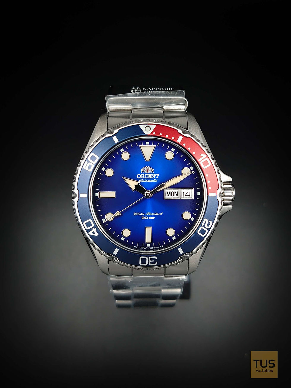 Thumbnail: Orient New Kamasu Pepsi Automatic RA-AA0812L19B 200M Men's Watch
