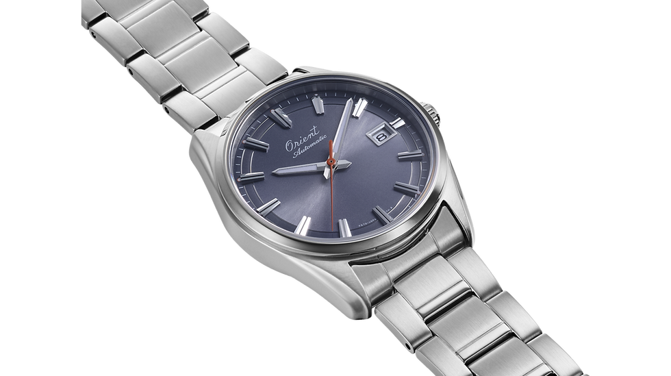 Thumbnail: Orient Stretto Date 38.5mm 75th Anniversary Automatic RA-AC0R04N30B Men's Watch