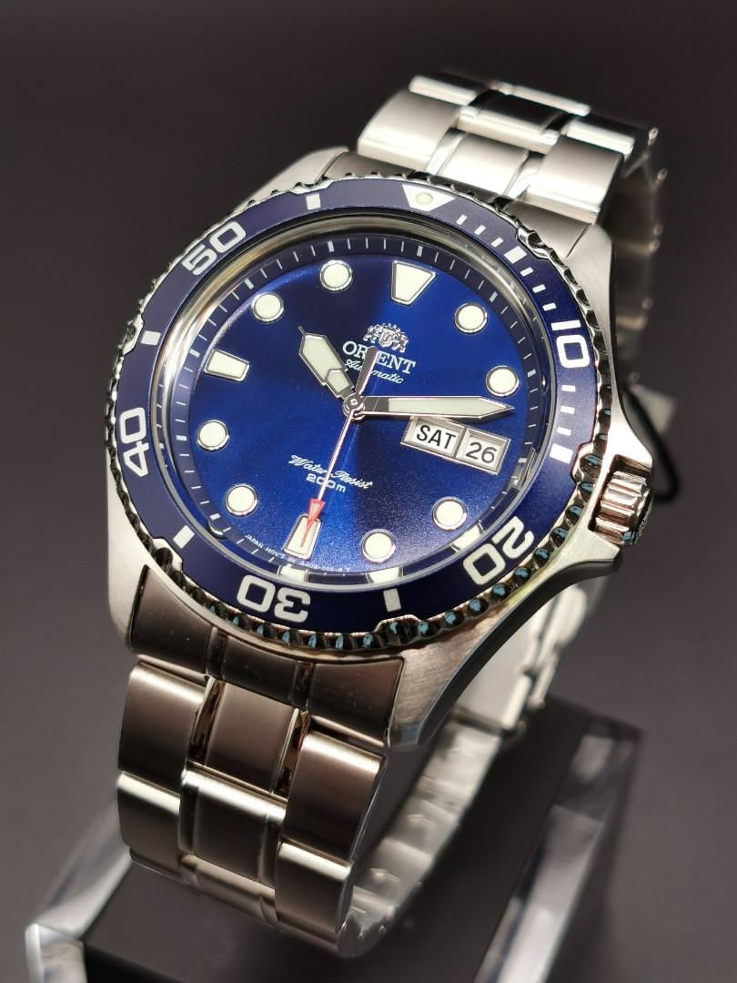 Thumbnail: Orient Ray II 2 Blue Automatic 200M TAA02005D9 Men's Watch