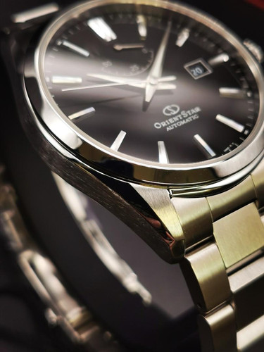 Orient Star Contemporary Orologio da polso automatico da uomo, colore argento, con cinturino in acciaio inox, impermeabile, 10 bar, diametro cassa: 38,5 mm, RE-AU0109L00B Orient Star Contemporary Orologio da polso automatico da uomo, colore argento, con cinturino in acciaio inox, impermeabile, 10 bar, diametro cassa: 38,5 mm, RE-AU0109L00B