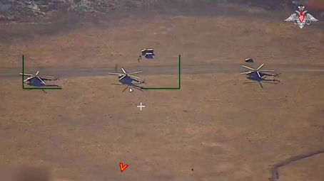 Ukraine : destruction de deux MI-17 par des missiles russes