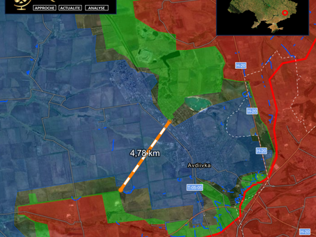 Percée russe dans la localité d'Avdiivka