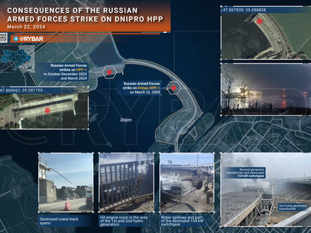 Ukraine : Frappe missile sur les centrales hydroélectriques de DniproHES